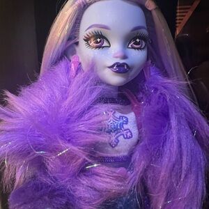Monster High Doll with Purple Hair and Fur